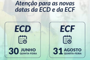 Receita prorroga prazos de transmissão da ECD e da ECF