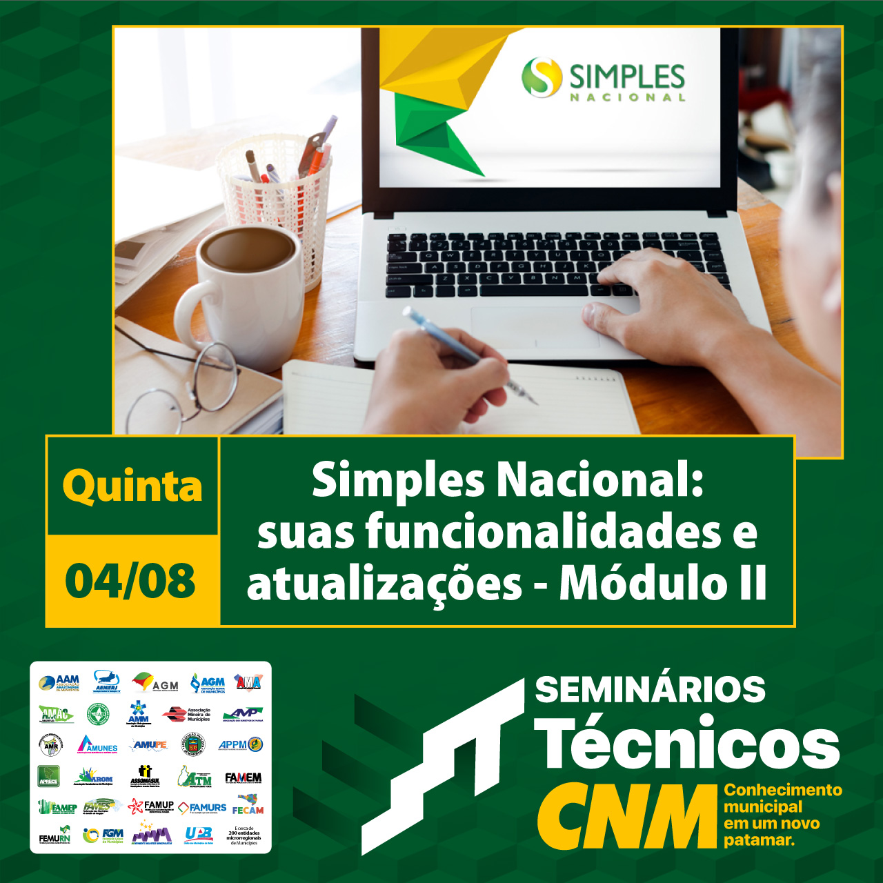 Módulo II do Simples Nacional é apresentado em Seminários Técnicos da CNM